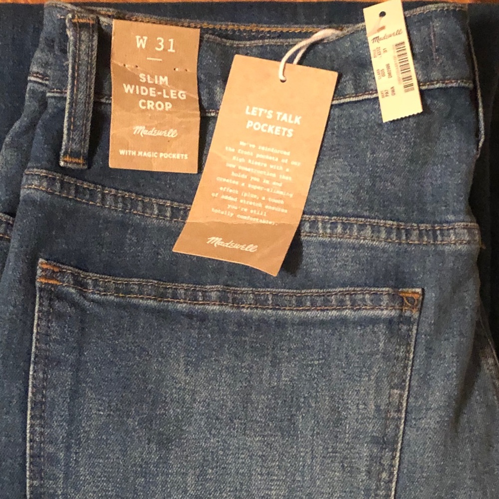 Madewell Slim jeans Olympia wash buttonfront